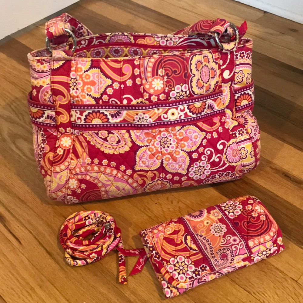Vera Bradley Purse and Matching Wallet